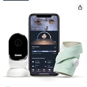 Owlet Dream Duo Smart Baby Monitor, Video Baby Monitor with Camera & Dream Sock